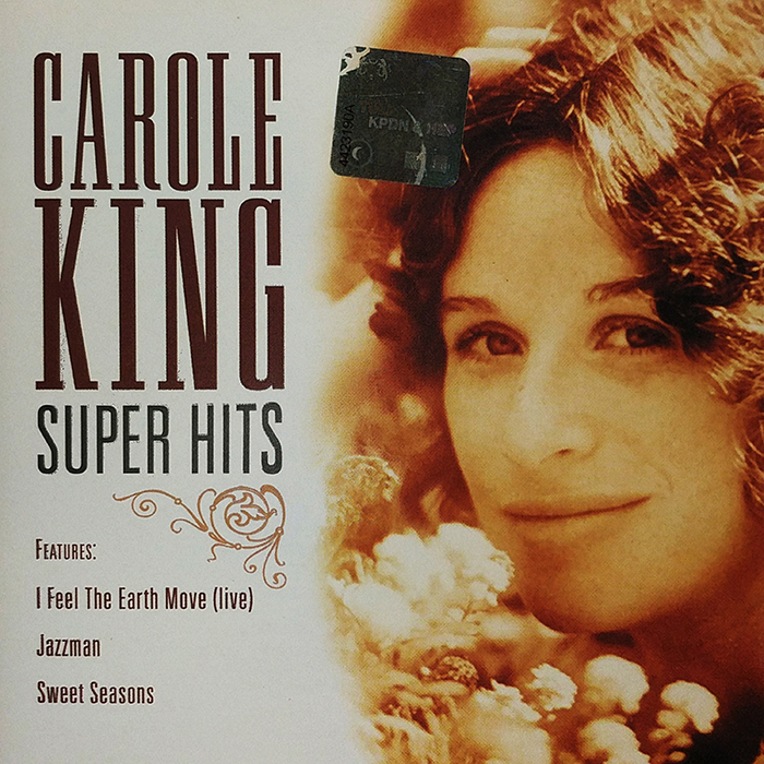CAROLE KING - SUPERHITS - VINTAGE CLASSIC ROCK MUSIC - FRONT COVER