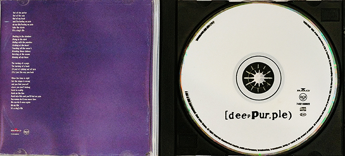 DEEP PURPLE - PURPENDICULAR - VINTAGE CLASSIC HARD ROCK, HEAVY METAL - FRONT CD