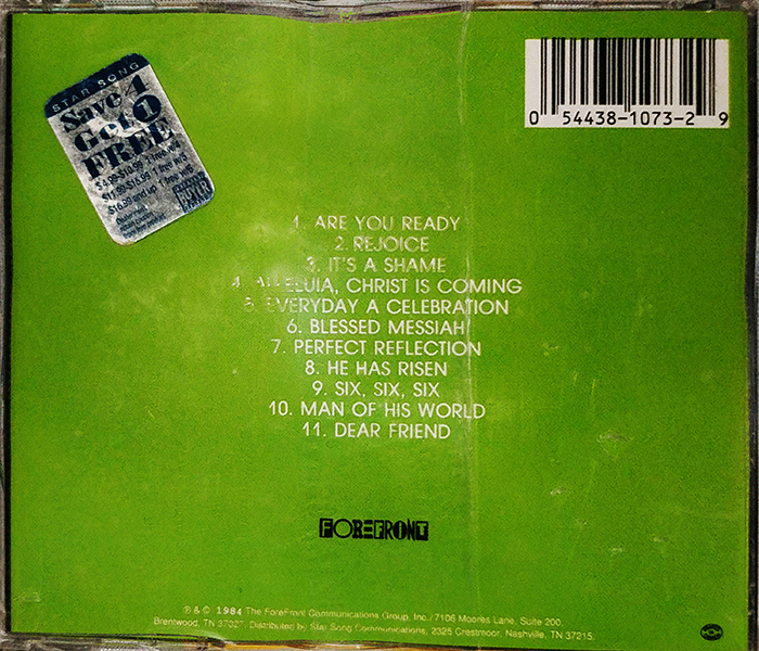 DEGARMO AND KEY - COMMUNICATION - VINTAGE CLASSIC ROCK MUSIC - BACK COVER