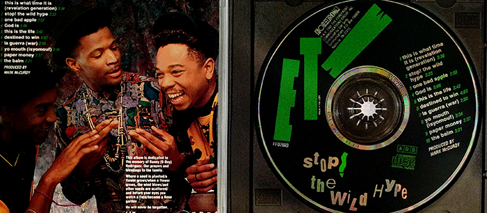 ETW - STOP THE WILD HYPE - VINTAGE CLASSIC CHRISTIAN HIP HOP MUSIC - FRONT CD