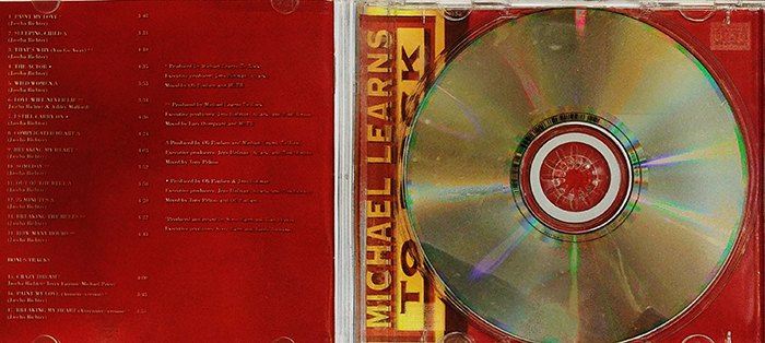 MICHAEL LEARNS TO ROCKS - PAINT MY LOVE GREATEST HITS - VINTAGE CLASSIC ROCK, SOLF ROCK MUSIC SONG - BACK CD