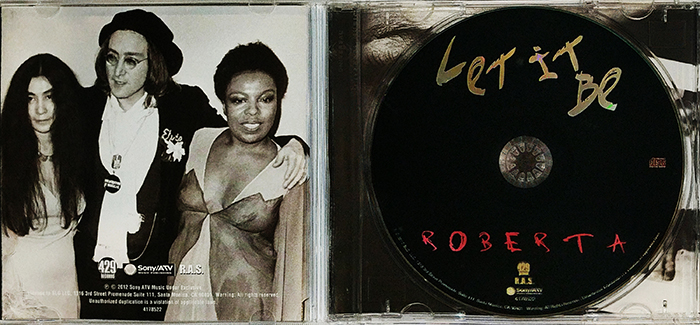 ROBERTA - LET IT BE - VINTAGE CLASSIC ROCK, BLUES, POP MUSIC - FRONT CD