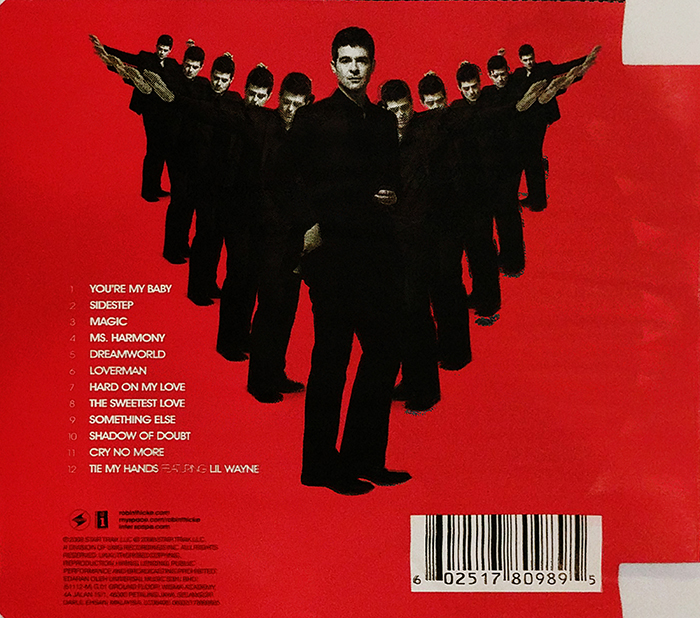 ROBIN THICKE - SOMETHING ELSE - VINTAGE CLASSIC R&B, SOUL, ALTERNATIVE HIP HOP MUSIC - BACK COVER