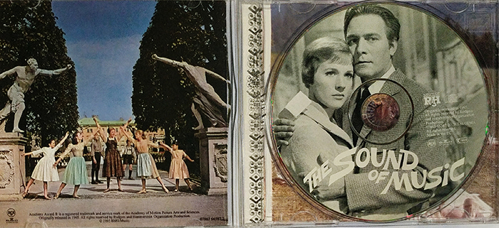 RODGERS AND HAMMERSTEINS - THE SOUND OF MUSIC - VINTAGE CLASSIC SHOW TUNES - FRONT CD