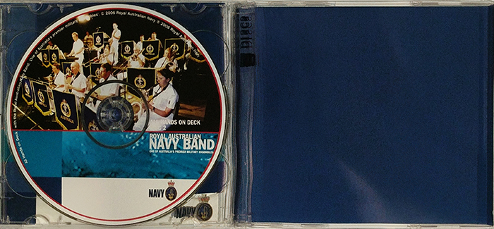 ROYAL AUSTRALIAN NAVY BAND - ALL HANDS ON DECK - VINTAGE CLASSIC INSTRUMENTAL - FRONT CD2