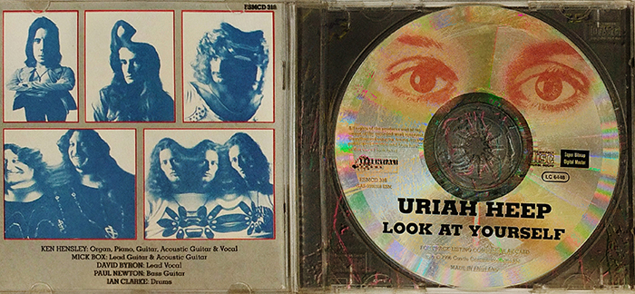 URIAH HEEP - LOOK AT YOURSELF - VINTAGE CLASSIC HARD ROCK, HEAVY METAL, PROGRESSIVE ROCK, PSYCHEDELIC ROCK MUSIC - FRONT CD