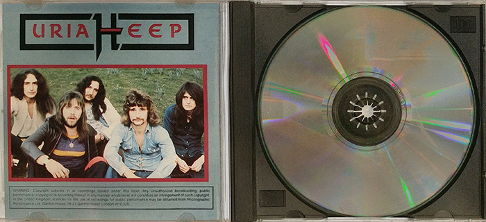 URIAH HEEP - THE COLLECTION - VINTAGE CLASSIC HARD ROCK, HEAVY METAL, PROGRESSIVE ROCK, PSYCHEDELIC ROCK MUSIC - BACK CD