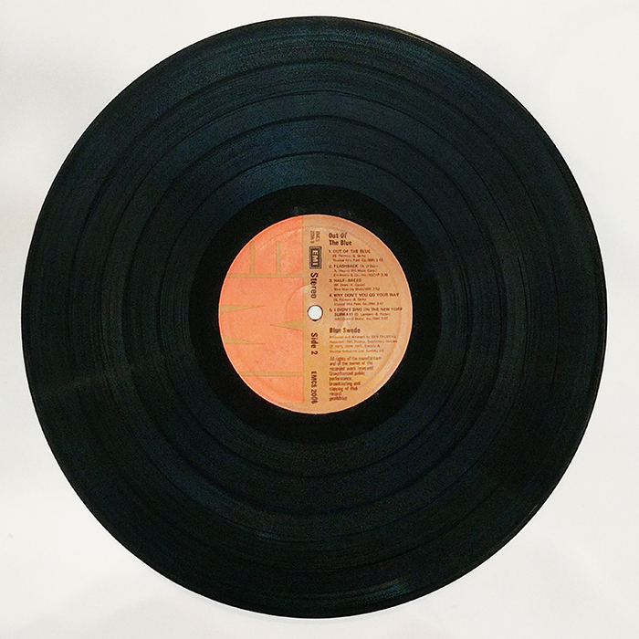 SYOKSYOKSONGSONG, BLUE SWEDE, OUT OF THE BLUE, EMI RECORDS, sweden, 1973, pop rock, rock, SIDE TWO RECORD