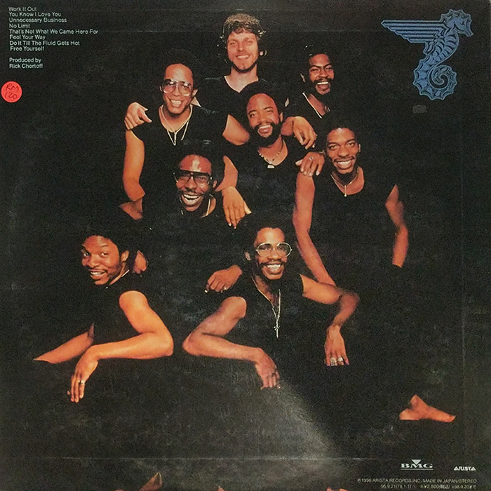 SYOKSYOKSONGSONG, Breakwater, Breakwater, BMG RECORDS, JAPAN, 1996, VINTAGE CLASSIC FUNK, SOUL MUSIC, BACK COVER RECORD