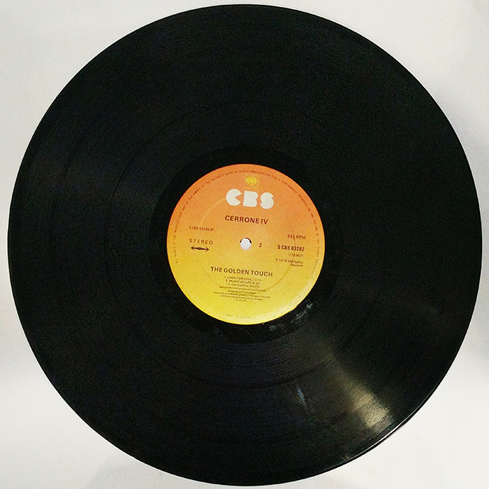 SYOKSYOKSONGSONG, CERRONE IV, THE GOLDEN TOUCH, MALLIGATOR RECORDS, CBS, US, 1978, VINTAGE CLASSIC DISCO MUSIC, SIDE TWO RECORD
