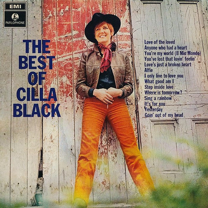 SYOKSYOKSONGSONG, CILLA BLACK, THE BEST OF CILLA BLACK, EMI RECORDS, UK, 1968, VINTAGE CLASSIC POP MUSIC, FRONT COVER RECORD