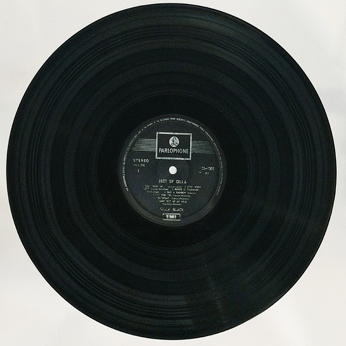 SYOKSYOKSONGSONG, CILLA BLACK, THE BEST OF CILLA BLACK, EMI RECORDS, UK, 1968, VINTAGE CLASSIC POP MUSIC, SIDE TWO RECORD