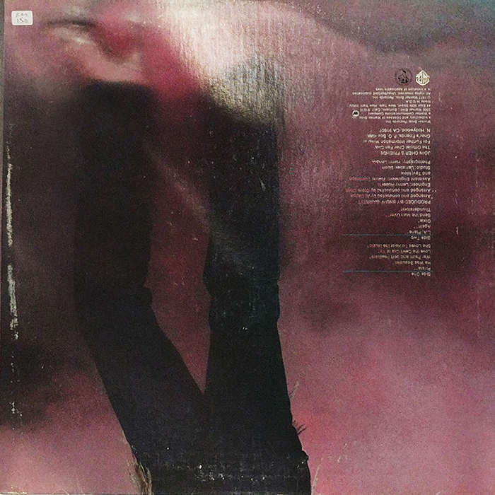 SYOKSYOKSONGSONG, Cher, Cherished, WARNER BROS RECORDS, US, 1977, VINTAGE CLASSIC FUNK, SOUL, POP MUSIC, BACK COVER