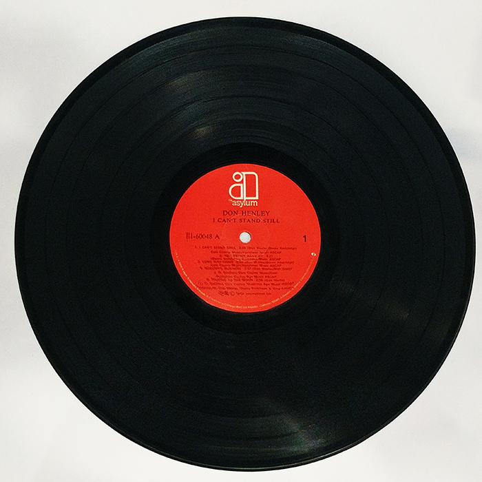 SYOKSYOKSONGSONG, Don Henley, I Cant Stand Still, ASYLUM RECORDS, GERMANY, 1982, VINTAGE CLASSIC ROCK, POP MUSIC, SIDE ONE RECORD