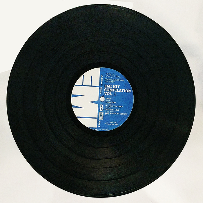 SYOKSYOKSONGSONG, EMI HIT, COMPLILATION VOL 1, EMI RECORDS, MALAYSIA, 1991, VINTAGE CLASSIC POP MUSIC, SIDE B RECORD