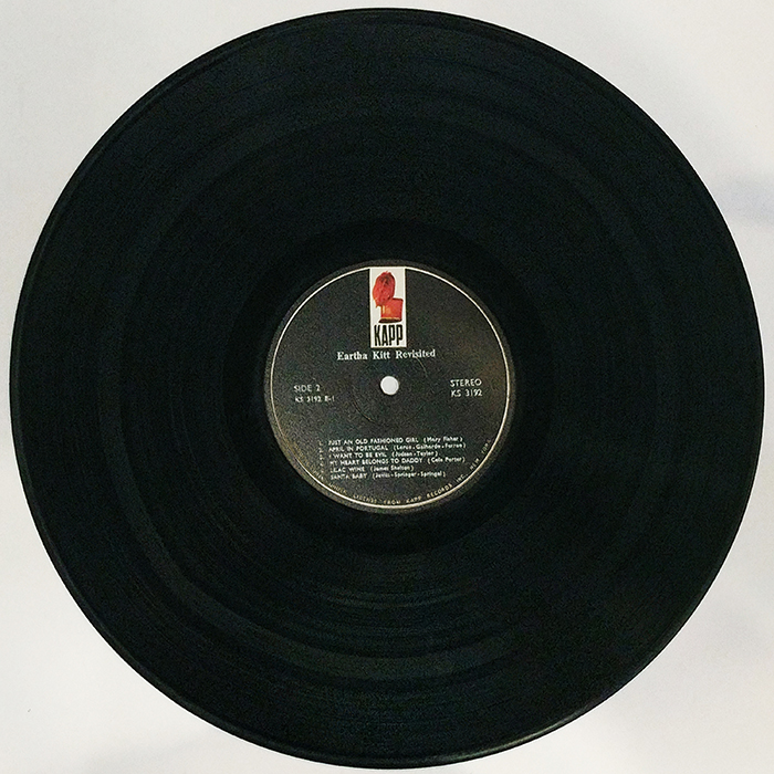 SYOKSYOKSONGSONG, Eartha Kitt, Revisited, KAPP RECORDS, UK, 1960, VINTAGE CLASSIC JAZZ, POP MUSIC, SIDE TWO RECORD