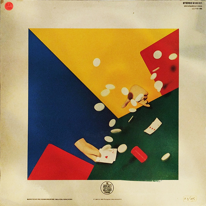 SYOKSYOKSONGSONG, Elton John , 21 At 33, POLYGRAM RECORDS, UK, 1980, VINTAGE CLASSIC ROCK, POP MUSIC, BACK COVER RECORD