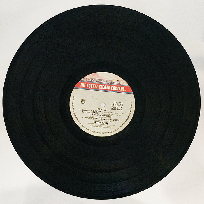 SYOKSYOKSONGSONG, Elton John , 21 At 33, POLYGRAM RECORDS, UK, 1980, VINTAGE CLASSIC ROCK, POP MUSIC, SIDE ONE RECORD