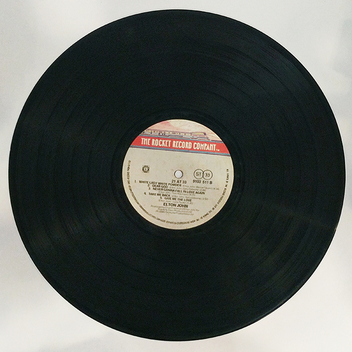 SYOKSYOKSONGSONG, Elton John , 21 At 33, POLYGRAM RECORDS, UK, 1980, VINTAGE CLASSIC ROCK, POP MUSIC, SIDE TWO RECORD