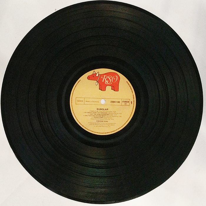 SYOKSYOKSONGSONG, Freddie King, Burglar, RSO RECORDS, UK, EUROPE, 1974, VINTAGE CLASSIC Rock, Funk, Blues, Soul MUSIC, SIDE ONE RECORD