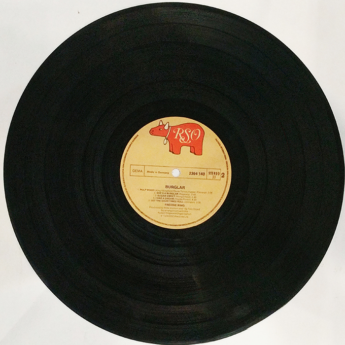 SYOKSYOKSONGSONG, Freddie King, Burglar, RSO RECORDS, UK, EUROPE, 1974, VINTAGE CLASSIC Rock, Funk, Blues, Soul MUSIC, SIDE TWO RECORD