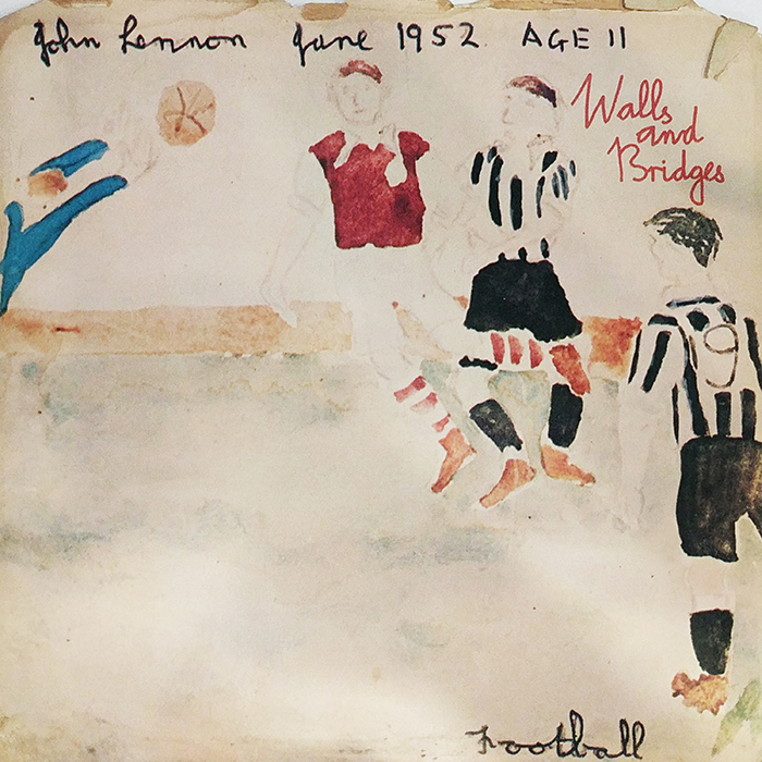 SYOKSYOKSONGSONG, John Lennon , Walls And Bridges, APPLE RECORDS, EMI RECORDING, GERMANY, 1974, VINTAGE CLASSIC POP, ROCK MUSIC, FRONT COVER RECORD