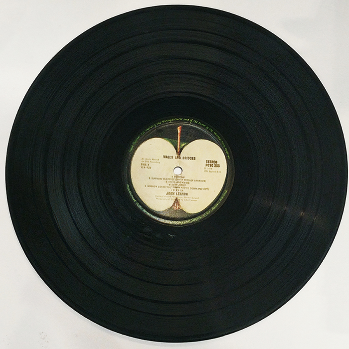 SYOKSYOKSONGSONG, John Lennon , Walls And Bridges, APPLE RECORDS, EMI RECORDING, GERMANY, 1974, VINTAGE CLASSIC POP, ROCK MUSIC, SIDE TWO RECORD