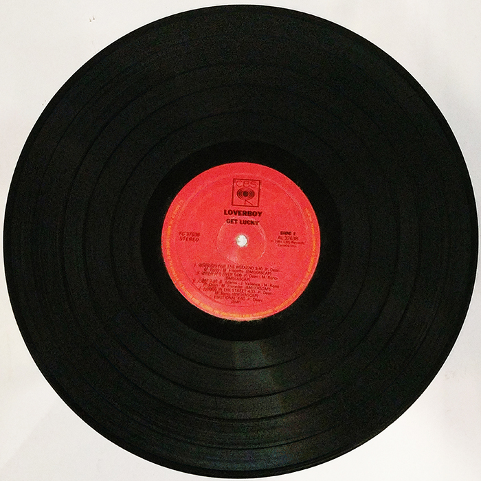 SYOKSYOKSONGSONG, Loverboy , Get Lucky, Columbia RECORDS, US, 1981, VINTAGE CLASSIC ROCK, POP MUSIC, SIDE ONE RECORD