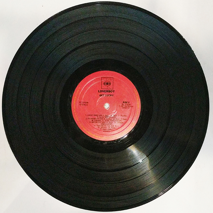 SYOKSYOKSONGSONG, Loverboy , Get Lucky, Columbia RECORDS, US, 1981, VINTAGE CLASSIC ROCK, POP MUSIC, SIDE TWO RECORD