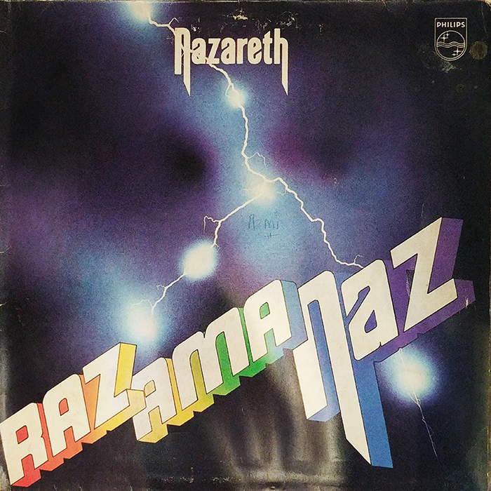 SYOKSYOKSONGSONG, Nazareth, Razamanaz, Philips RECORDS, UK, 1983, VINTAGEC CLASSIS ROCK MUSIC, FRONT COVER RECORD