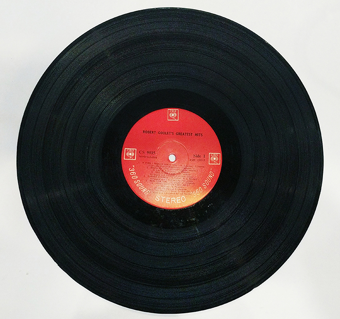 SYOKSYOKSONGSONG, ROBERT GOULETS, GREATEST HITS, CBS RECORD, 1969, American singer, ACTOR, VINTAGE CLASSIC POP MUSIC, SIDE ONE RECORD