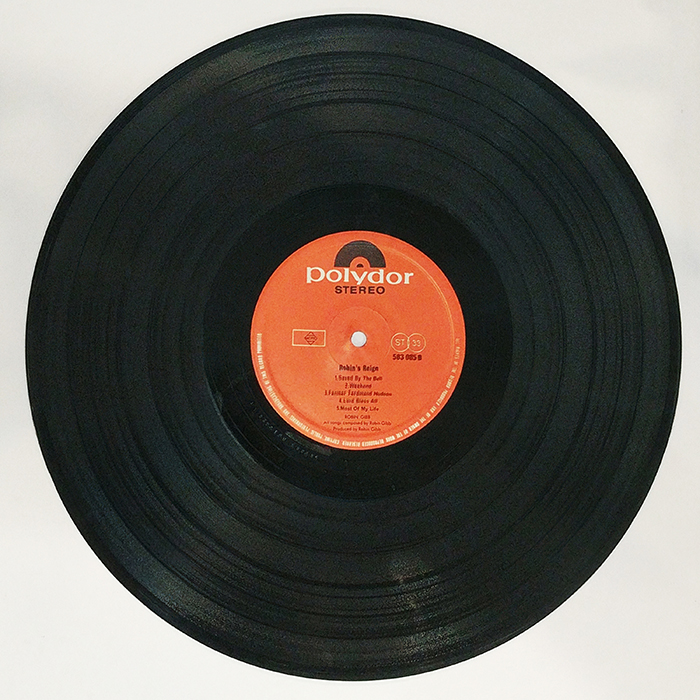 SYOKSYOKSONGSONG, ROBIN GIBB, ROBINS REIGN, POLYDOR RECORDS, 1969, VINTAGE CLASSIC POP MUSIC, SIDE TWO RECORD