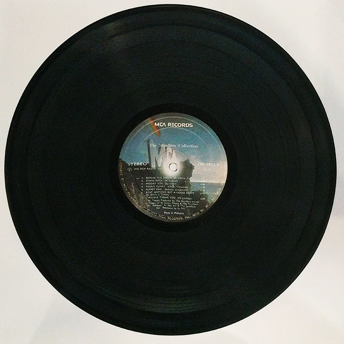 SYOKSYOKSONGSONG, THE STROLLERS, THE STROLLERS COLLECTION, MCA RECORDS, MALAYSIA, 1975, VINTAGE CLASSIC, POP, ROCK MUSIC, SIDE TWO RECORD
