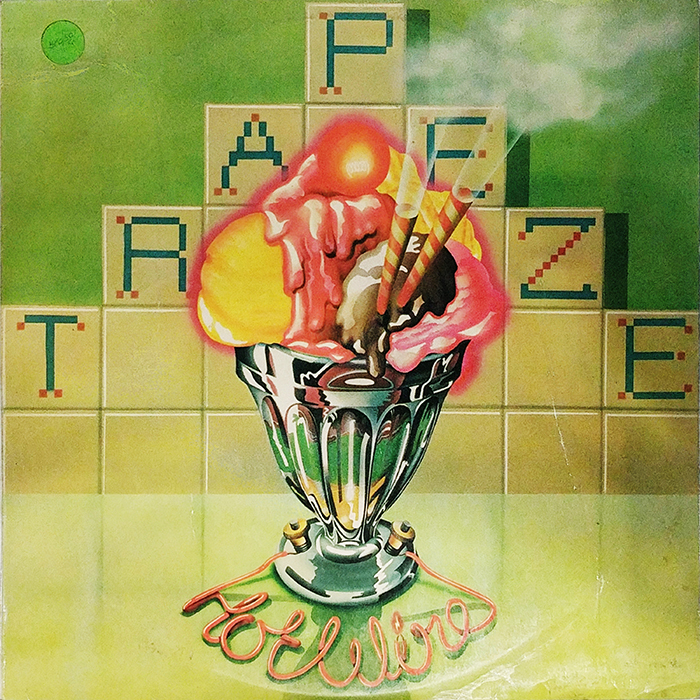 SYOKSYOKSONGSONG, Trapeze, Hot Wire, Warner Bros. Records, US, 1974, VINTAGE CLASSIC 1974, FRONT RECORD COVER