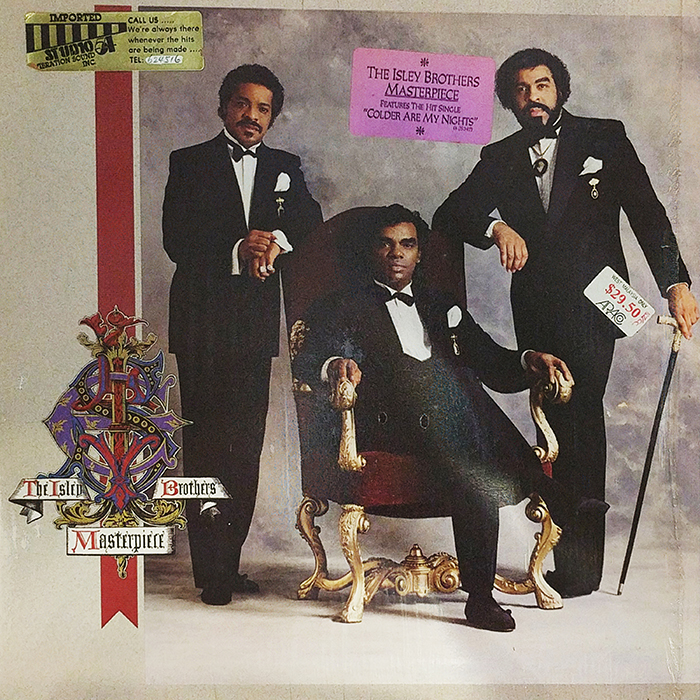 SYOKSYOSKSONGSONG, Warner Bros RECORD, THE ISLEY BROTHER, MASTERPIECE, VINTAGE CLASSIC SOUL MUSIC, US, 1985, FRONT COVER RECORD