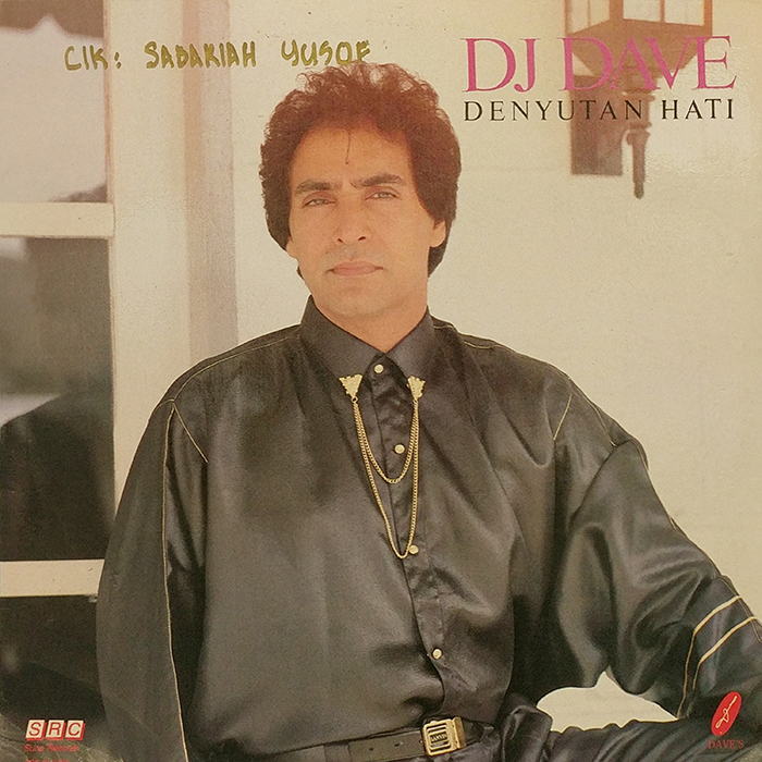 SYOKSYOKSONGSONG, DJ Dave, DENYUTAN HATI, Suria Records Sdn Bhd, MALAYSIA, VINTAGE CLASSIC POP, FRONT COVER RECORD