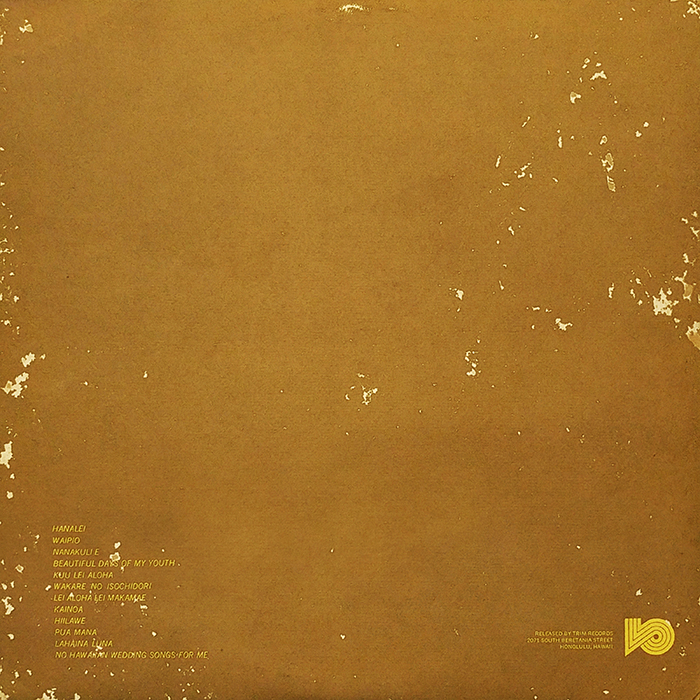 SYOKSYOKSONGSONG, Danny Kaleikini, Danny, Trim Records,US, VINTAGE CLASSIC Folk, World, Country, BACK COVER RECORD